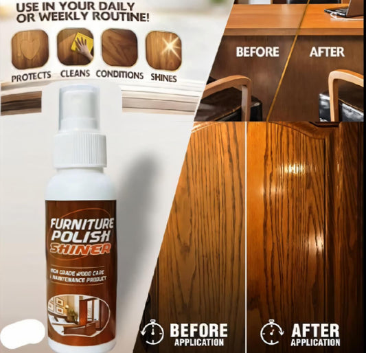 Furnite Polish Shiner Spray Bottle (Works on all color Furniture)