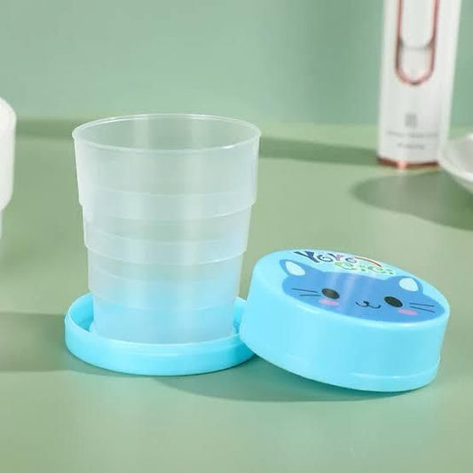 Pack of 10pcs Foldable Mini Pocket Plastic Water Glass