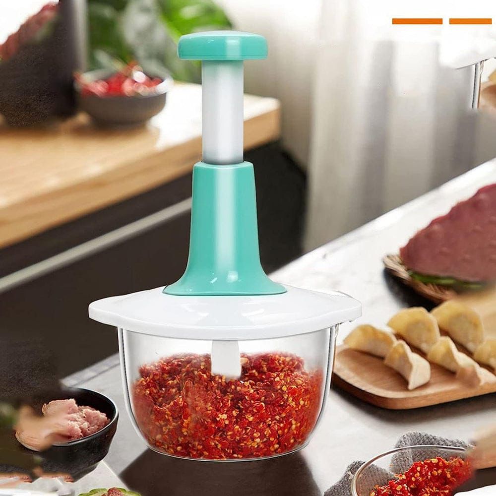 1.5Litre Vegetable Push Chopper with Box Packing