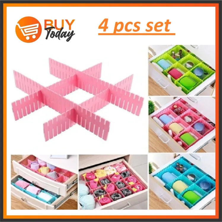 Adjustable Drawer Set 4pcs