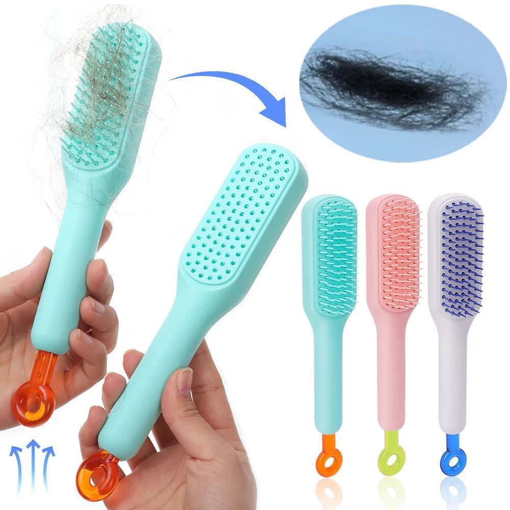 Telescopic Bristles Hair Brush